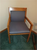 Sturdy Wood & Cloth Chair