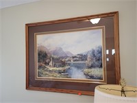 Large Scenry Picture Approx 31 $ 42 Inches