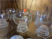 6 cnt Decorative Glass Serving Dishes