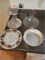 Misc Lot of Glassware & Serving Dishes