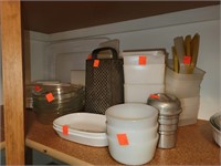 Lot if Kitchen Storage Items & Misc Kitchen Items