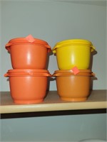 4  Cnt Tupperware Containers