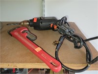 Black & Decker Electric  Drill Ace Pipe Wrench