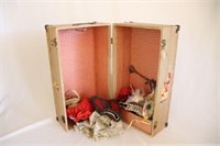 Vtg Doll Trunk and Clothes