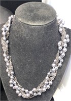 Vintage black pearls