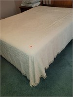 Queen Sized Cream Colored Bedspread -