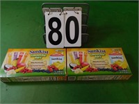 2 Boxes Sunkist Smoothie Bars