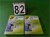 2 Window Kits 62" X 126" (New)
