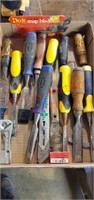 Sheffield & Stanley chisels, & more.