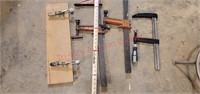 Lot of various clamps.