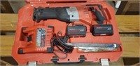 Milwaukee 18 v cordless reciprocating saw in