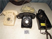 VINTAGE ROTARY DIAL TELEPHONES MONOPHONE
