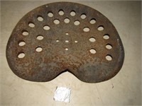 ANTIQUE TIN IMPLEMENT TRACTOR SEAT