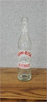 Vintage Sun-Rise beverages glass 10 oz bottle