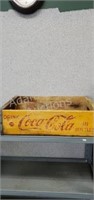 Vintage wooden Coca-Cola crate, 12 x 18.25 x 5