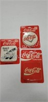 18 Coca-Cola cardboard coasters, unopened
