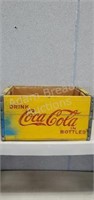 Vintage Coca-Cola wooden crate, Alpena Michigan,