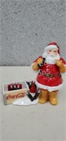 Coca-Cola porcelain Santa Claus figurine