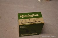 25 Rnd Box Remington 12ga Duck & Pheasant Load