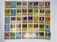 Pokemon Complete Fossil Set 62/62 WOTC 1999