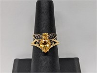 Vermeil/.925 Sterling Silver Bumblebee Ring