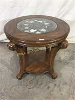 Round Side Table 26 in tall x 28 in diameter
