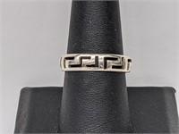 .925 Sterling Silver Cutout Band