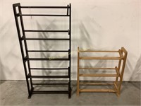 2 Media Storage Racks/Shelves