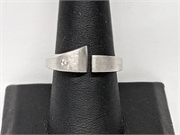 .925 Sterling Silver Adjustable Ring
