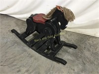 Black Stallion Rocker Horse 18 in seat height