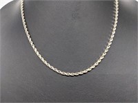 Sterling 20” Rope Chain – 13.8 Grams