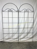 2- Matching 7ft tall metal Lattice x 32 in wide