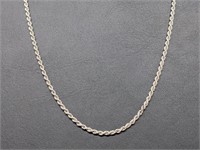 .925 Sterling Silver Rope Chain