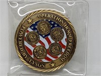 Challenge Coin – Numbered Tyson Foods - Op Iraqi