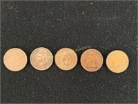 1904,05,06,07,08 Indian Head Cents