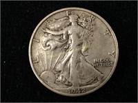 1942 Silver Walking Half Dollar