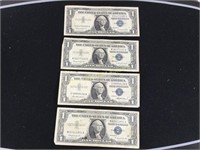 4-$1 1957 Silver Certificates