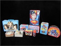 Tins - Salt and Pepper Shakers and Superman Card