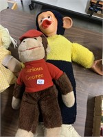 CURIOUS GEORGE AND VINTAGE MONKEY
