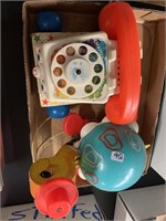 FISHER PRICE TELEPHONE AND SNAIL
