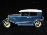 Blue Tin Car Made In Japan