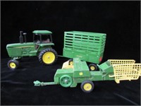 John Deere Hay Implements and Tractor