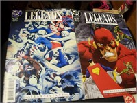 (5) DC LEGENDS Comic Books - nice condition!