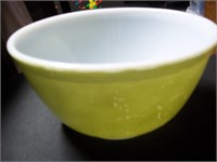 Greenish-Yellow Pyrex Bowl