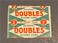 1951 Topps Baseball 1 Cent Wax Pack Wrapper