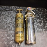Vtg Fire extinguishers Pyrene and General