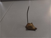 Brass Mouse with Long Tail