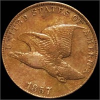 1857 Flying Eagle Cent LIGHTLY CIRCULATED