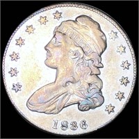 1836 Capped Bust Half Dollar NICELY CIRCULATED