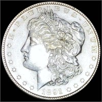 1891-S Morgan Silver Dollar UNCIRCULATED